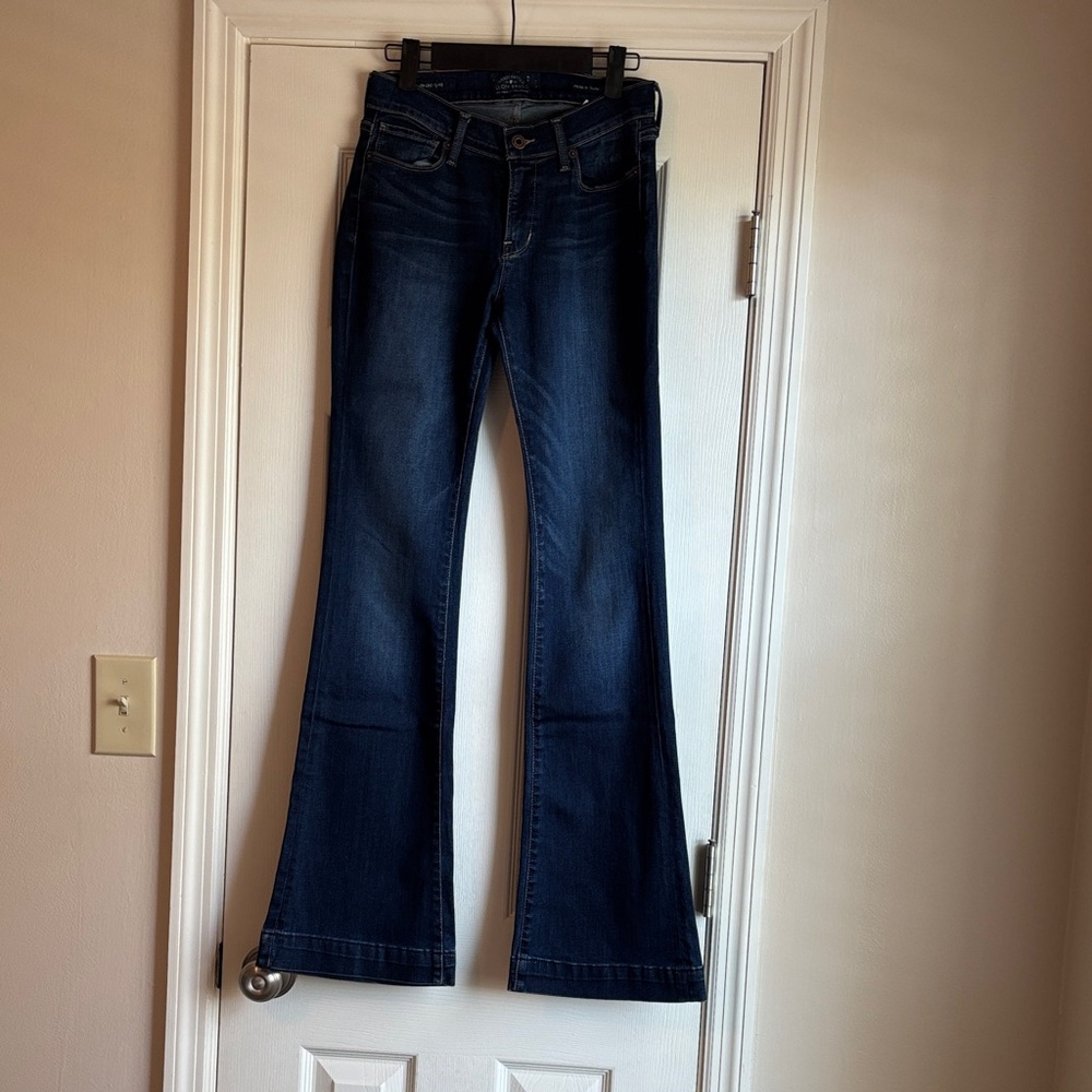 Women's Blue Flared Lucky Brand Jeans